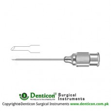 Drof Infusion Cannula 3 mm Long Tip Stainless Steel, Gauge 1 - Gauge 2 18 - 22